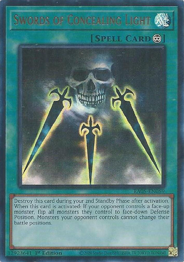 Swords of Concealing Light (Ultra Rare) [RA05-EN059] Ultra Rare | Shuffle n Cut Hobbies & Games