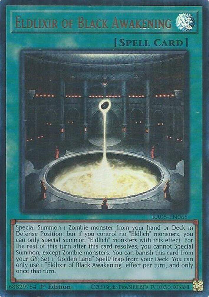 Eldlixir of Black Awakening (Ultra Rare) [RA05-EN065] Ultra Rare | Shuffle n Cut Hobbies & Games