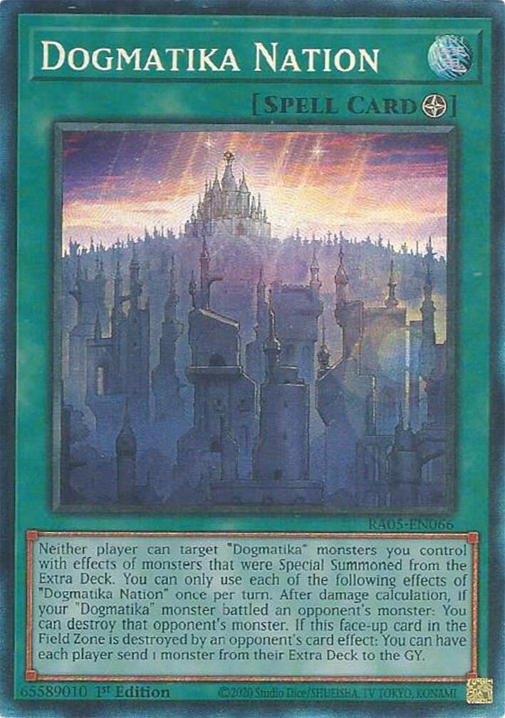 Dogmatika Nation (Collector's Rare) [RA05-EN066] Collector's Rare | Shuffle n Cut Hobbies & Games