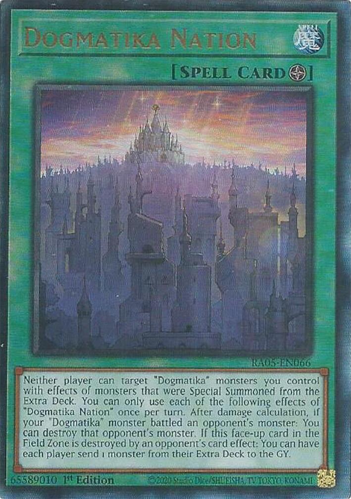 Dogmatika Nation (Ultimate Rare) [RA05-EN066] Ultimate Rare | Shuffle n Cut Hobbies & Games