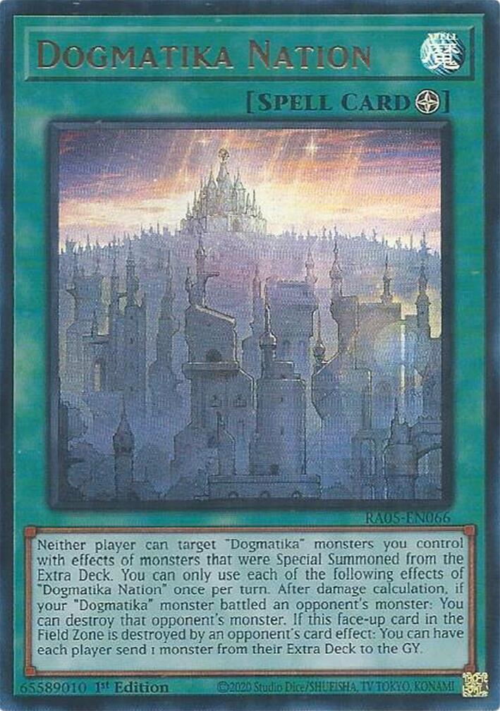 Dogmatika Nation (Ultra Rare) [RA05-EN066] Ultra Rare | Shuffle n Cut Hobbies & Games