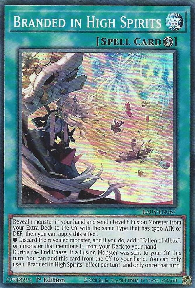 Branded in High Spirits [RA05-EN067] Super Rare | Shuffle n Cut Hobbies & Games