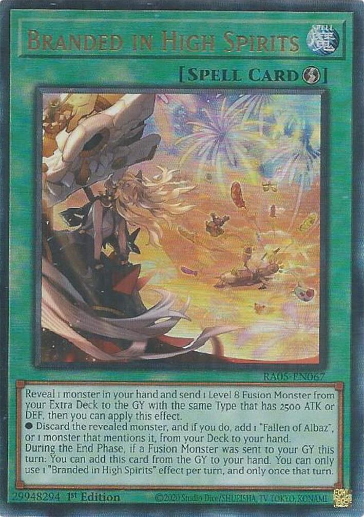 Branded in High Spirits (Ultimate Rare) [RA05-EN067] Ultimate Rare | Shuffle n Cut Hobbies & Games