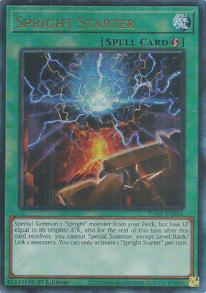 Spright Starter (Ultimate Rare) [RA05-EN068] Ultimate Rare | Shuffle n Cut Hobbies & Games