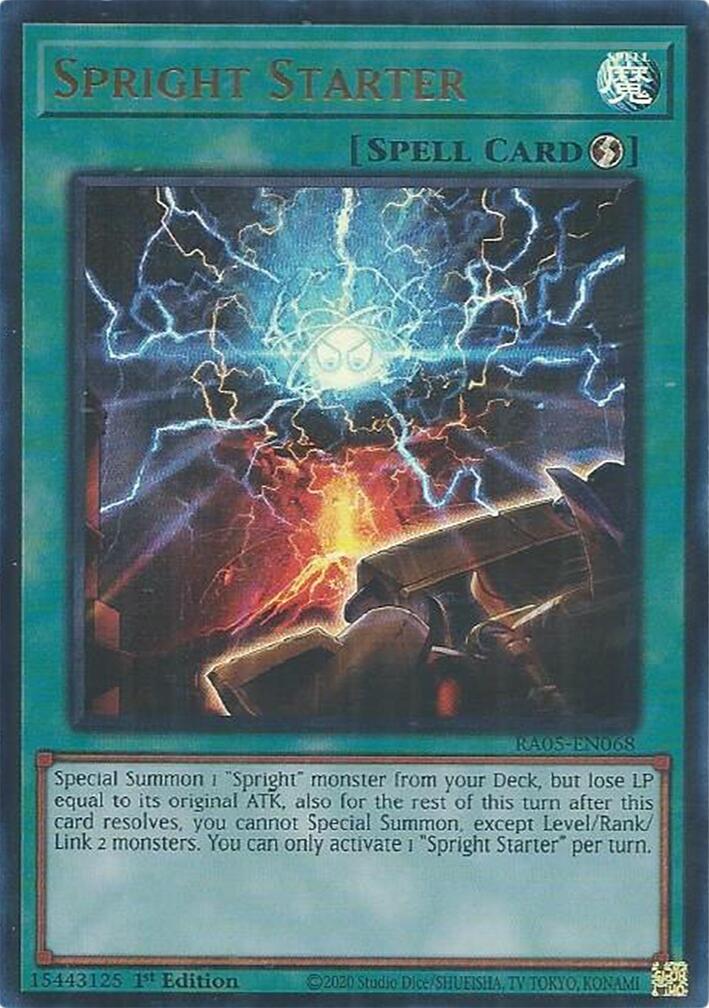 Spright Starter (Ultra Rare) [RA05-EN068] Ultra Rare | Shuffle n Cut Hobbies & Games
