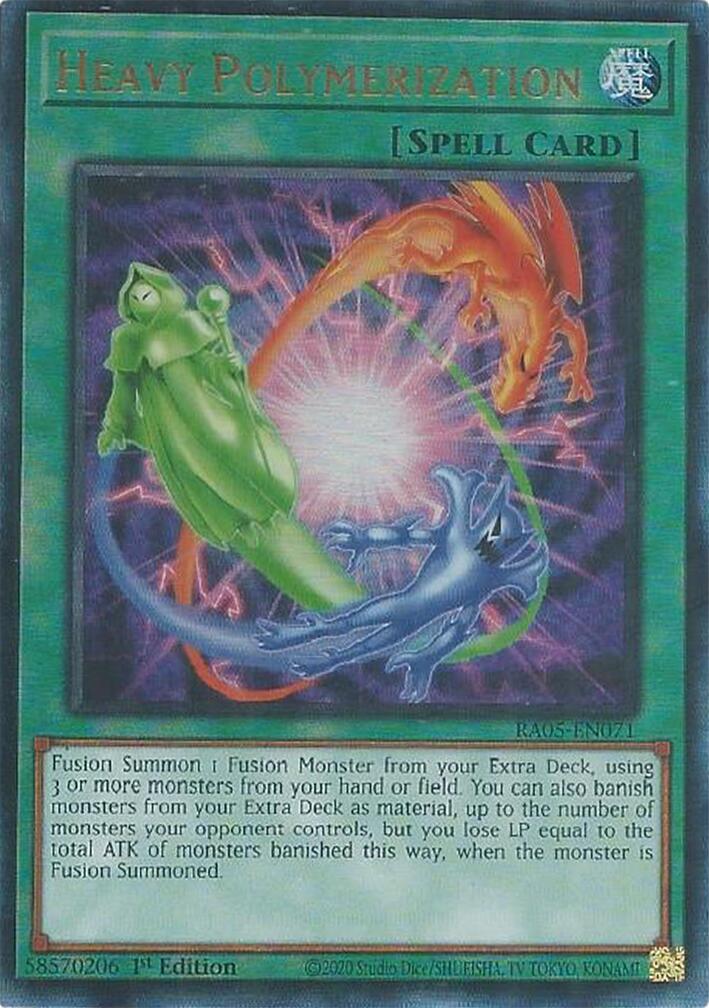Heavy Polymerization (Ultimate Rare) [RA05-EN071] Ultimate Rare | Shuffle n Cut Hobbies & Games