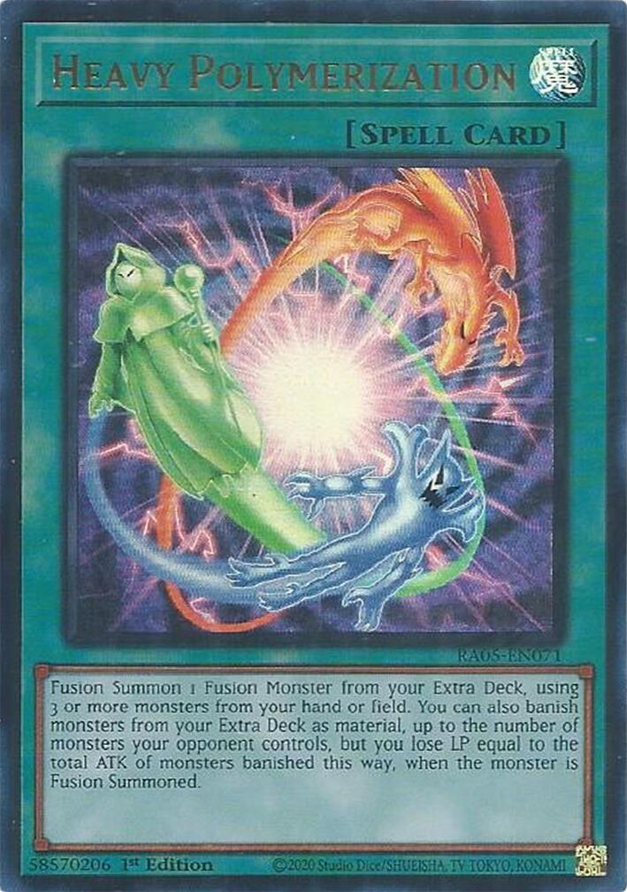 Heavy Polymerization (Ultra Rare) [RA05-EN071] Ultra Rare | Shuffle n Cut Hobbies & Games