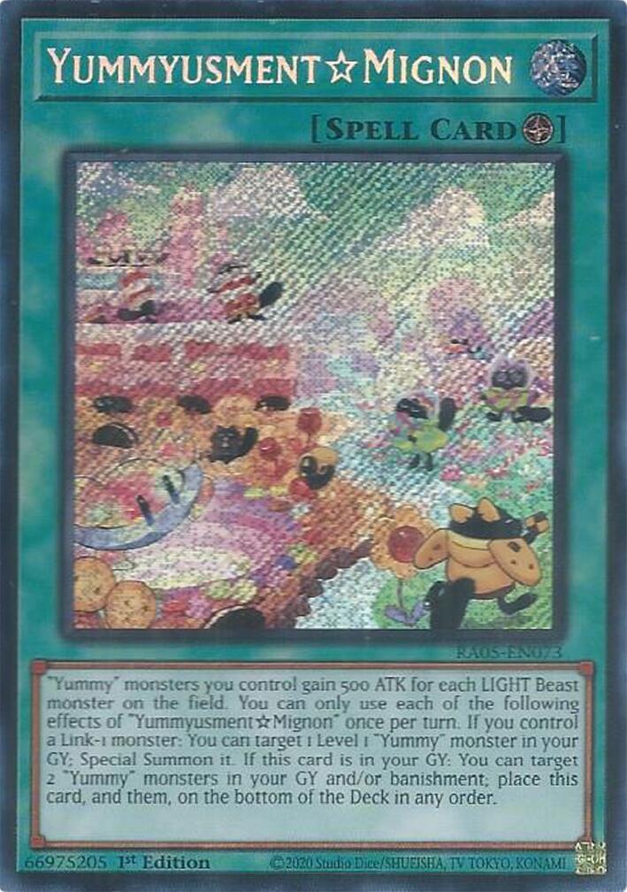 YummyusmentAcroquey (Secret Rare) [RA05-EN073] Secret Rare | Shuffle n Cut Hobbies & Games