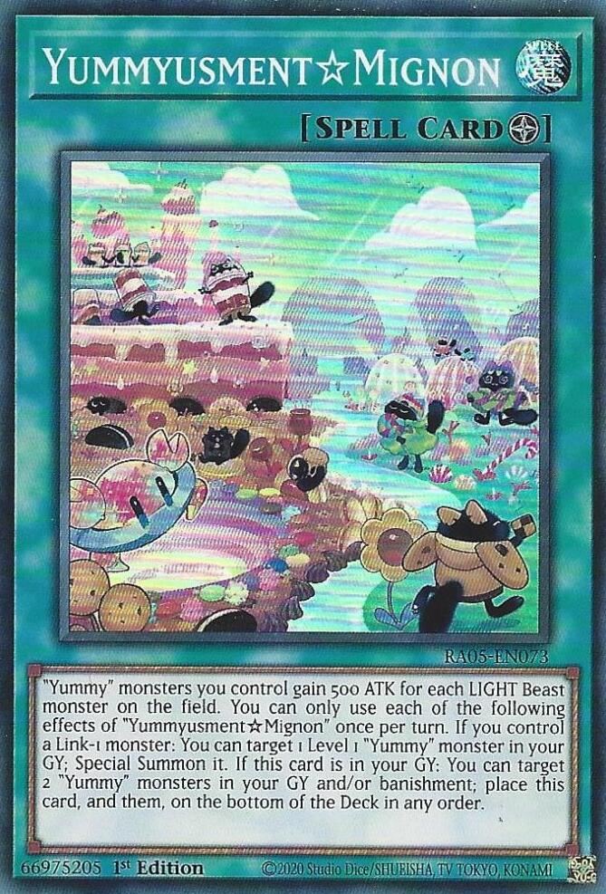 YummyusmentAcroquey [RA05-EN073] Super Rare | Shuffle n Cut Hobbies & Games