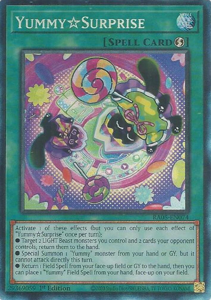 YummySurprise (Collector's Rare) [RA05-EN074] Collector's Rare | Shuffle n Cut Hobbies & Games