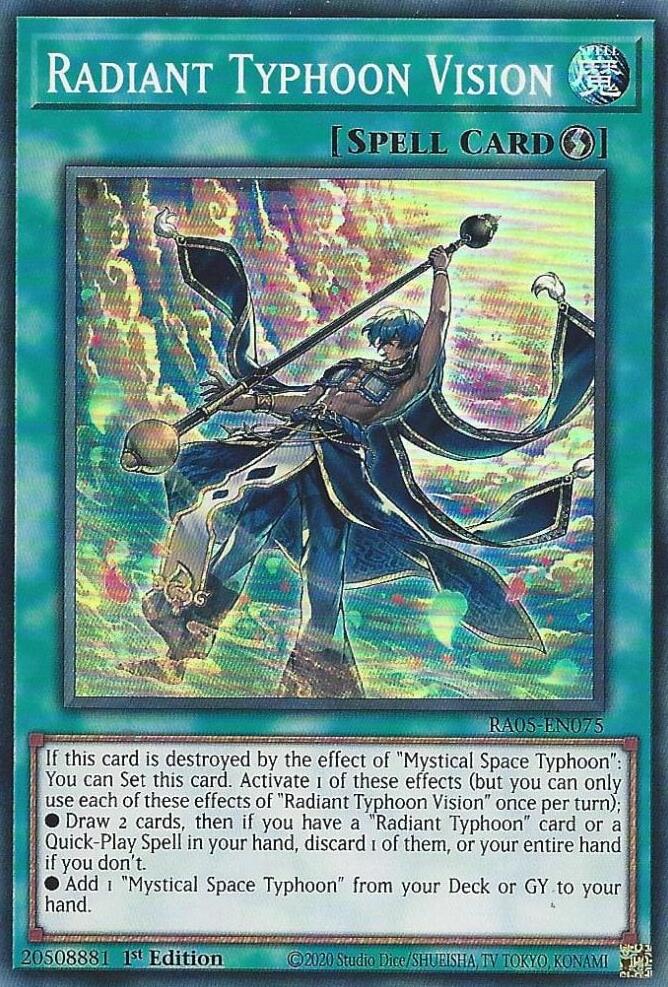 Radiant Typhoon Vision [RA05-EN075] Super Rare | Shuffle n Cut Hobbies & Games