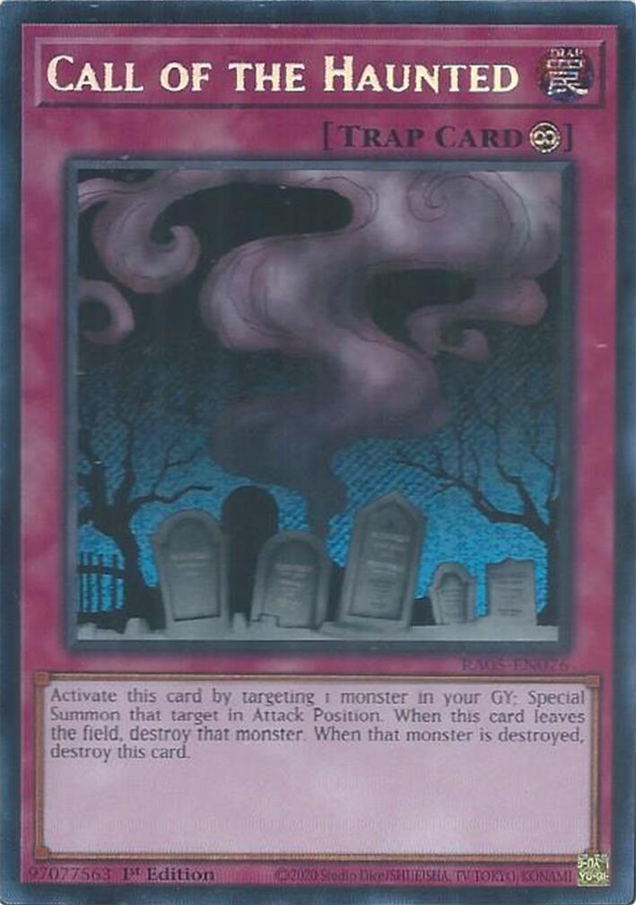 Call of the Haunted (Secret Rare) [RA05-EN076] Secret Rare | Shuffle n Cut Hobbies & Games