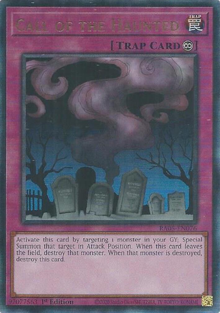Call of the Haunted (Ultimate Rare) [RA05-EN076] Ultimate Rare | Shuffle n Cut Hobbies & Games