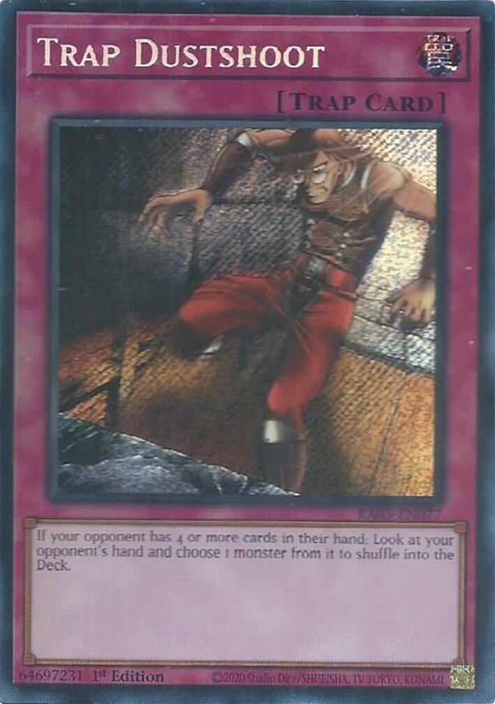 Trap Dustshoot (Secret Rare) [RA05-EN077] Secret Rare | Shuffle n Cut Hobbies & Games