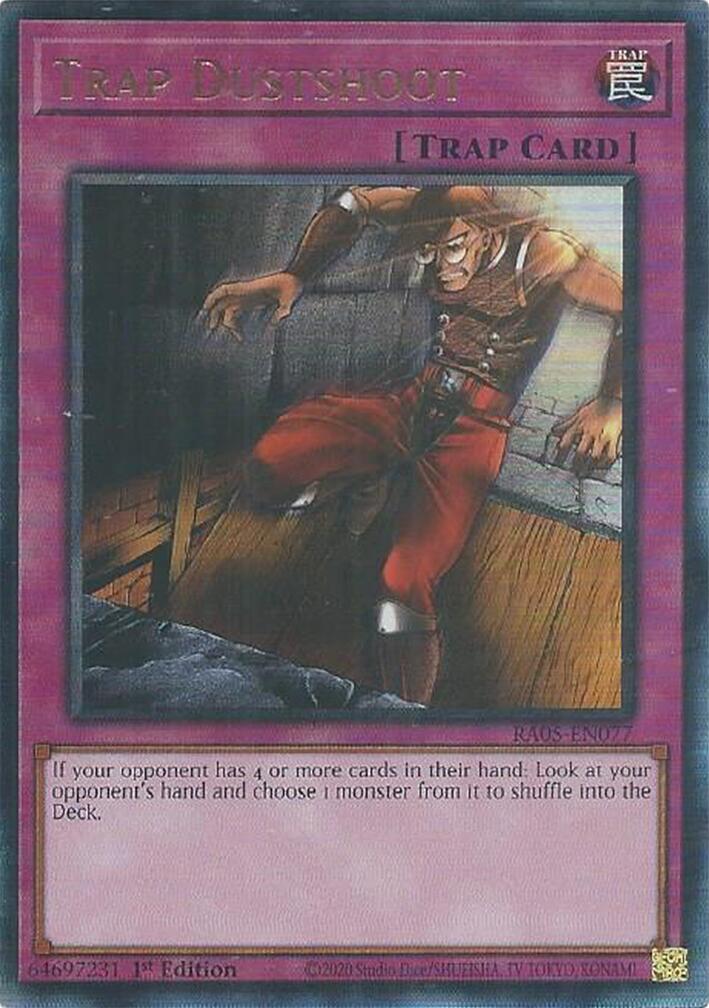 Trap Dustshoot (Ultimate Rare) [RA05-EN077] Ultimate Rare | Shuffle n Cut Hobbies & Games
