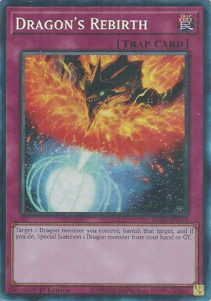 Dragon's Rebirth (Collector's Rare) [RA05-EN078] Collector's Rare | Shuffle n Cut Hobbies & Games