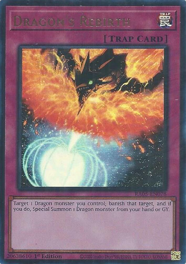 Dragon's Rebirth (Ultra Rare) [RA05-EN078] Ultra Rare | Shuffle n Cut Hobbies & Games