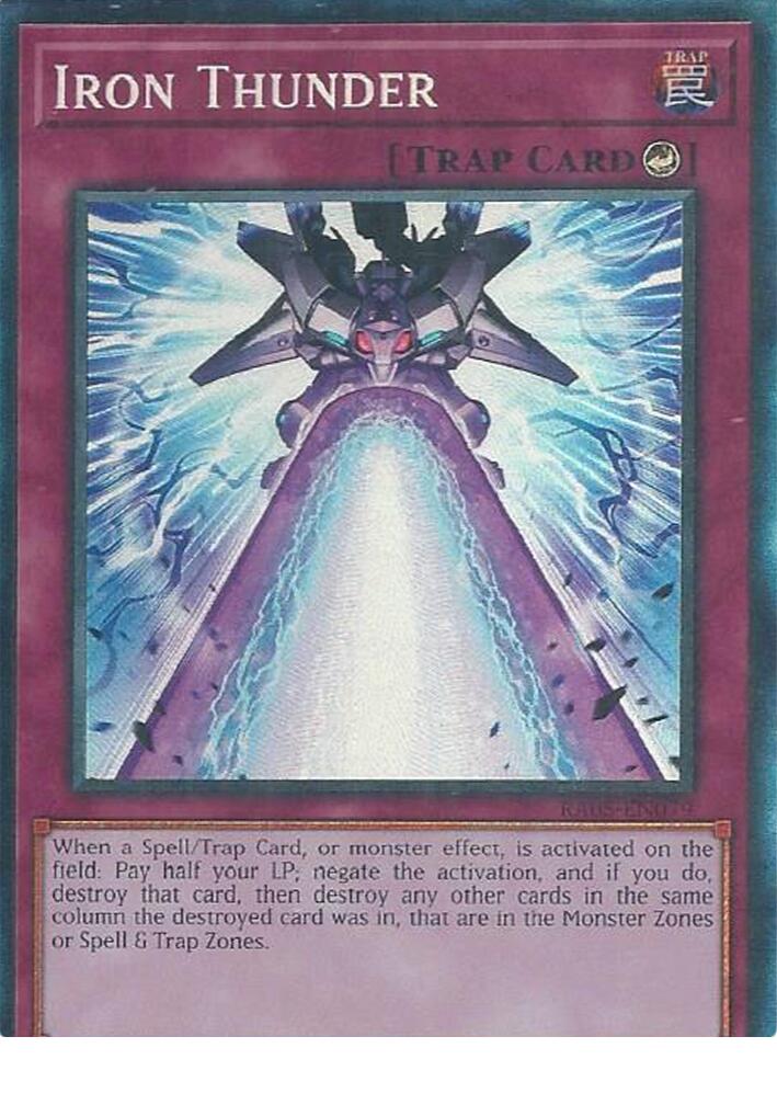 Iron Thunder (Collector's Rare) [RA05-EN079] Collector's Rare | Shuffle n Cut Hobbies & Games