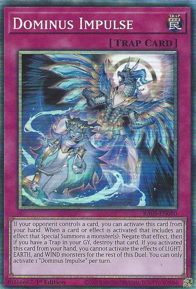 Dominus Impulse (Collector's Rare) [RA05-EN080] Collector's Rare | Shuffle n Cut Hobbies & Games