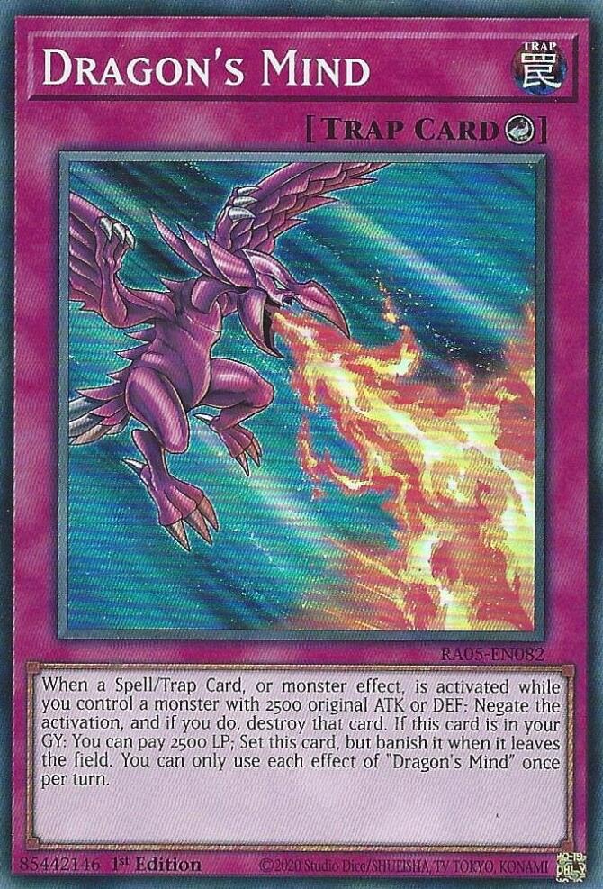 Dragon's Mind [RA05-EN082] Super Rare | Shuffle n Cut Hobbies & Games