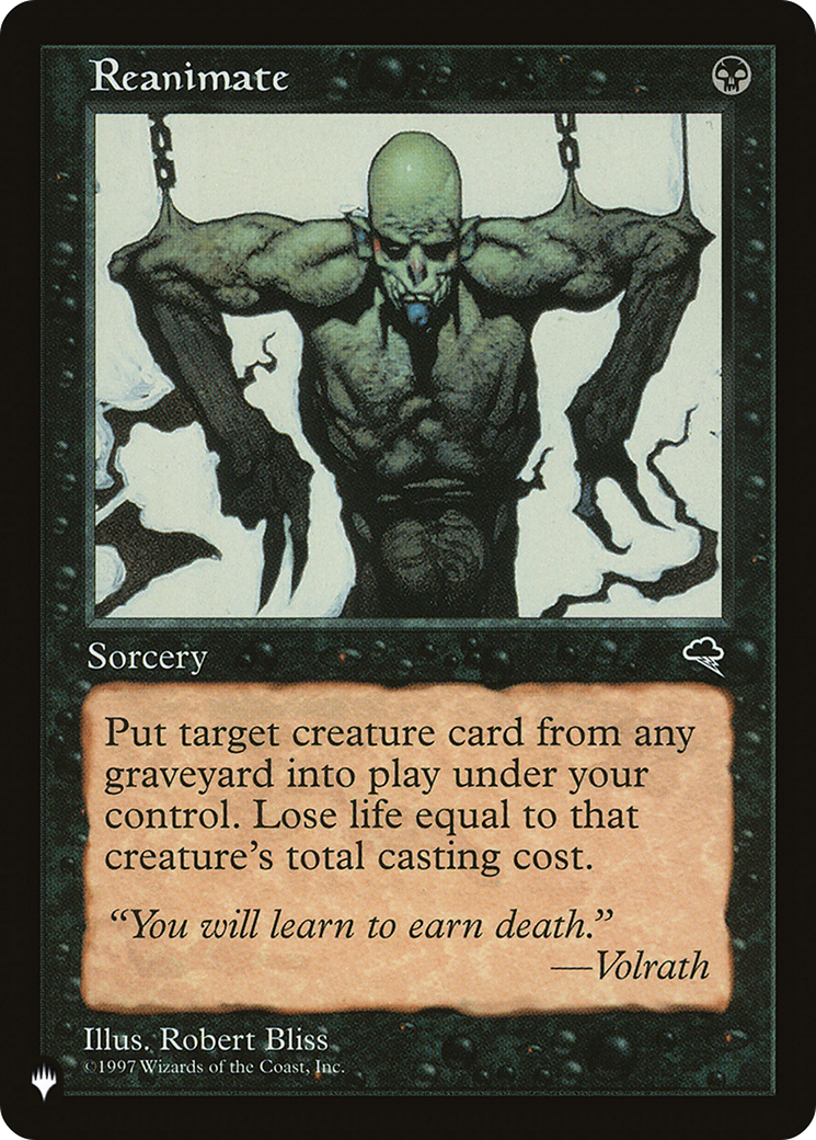 Reanimate [The List] | Shuffle n Cut Hobbies & Games