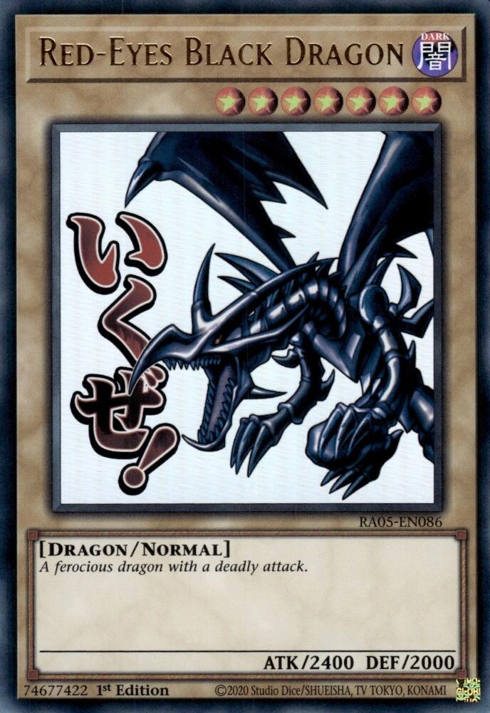 Red-Eyes Black Dragon [RA05-EN086] Ultra Rare | Shuffle n Cut Hobbies & Games