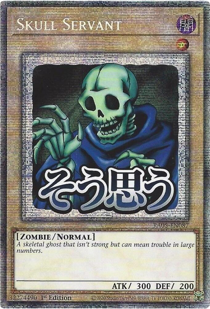 Skull Servant (Starlight Rare) [RA05-EN087] Starlight Rare | Shuffle n Cut Hobbies & Games
