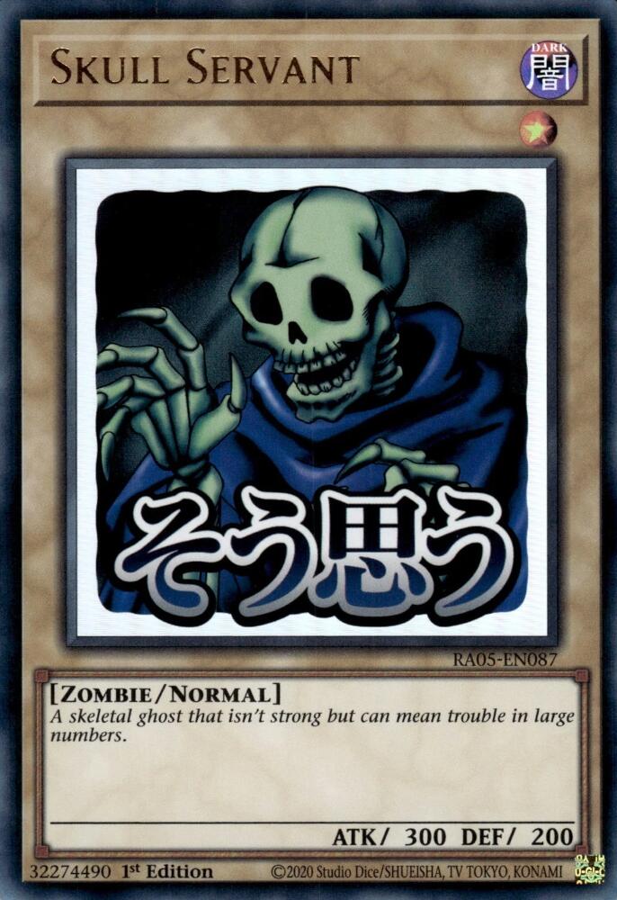 Skull Servant [RA05-EN087] Ultra Rare | Shuffle n Cut Hobbies & Games