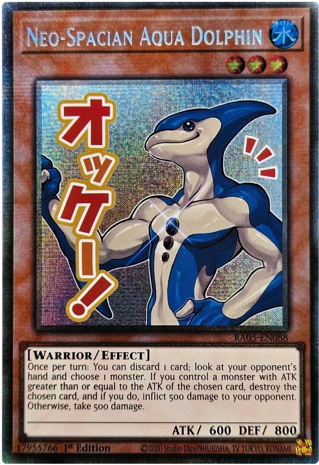 Neo-Spacian Aqua Dolphin (Starlight Rare) [RA05-EN088] Starlight Rare | Shuffle n Cut Hobbies & Games