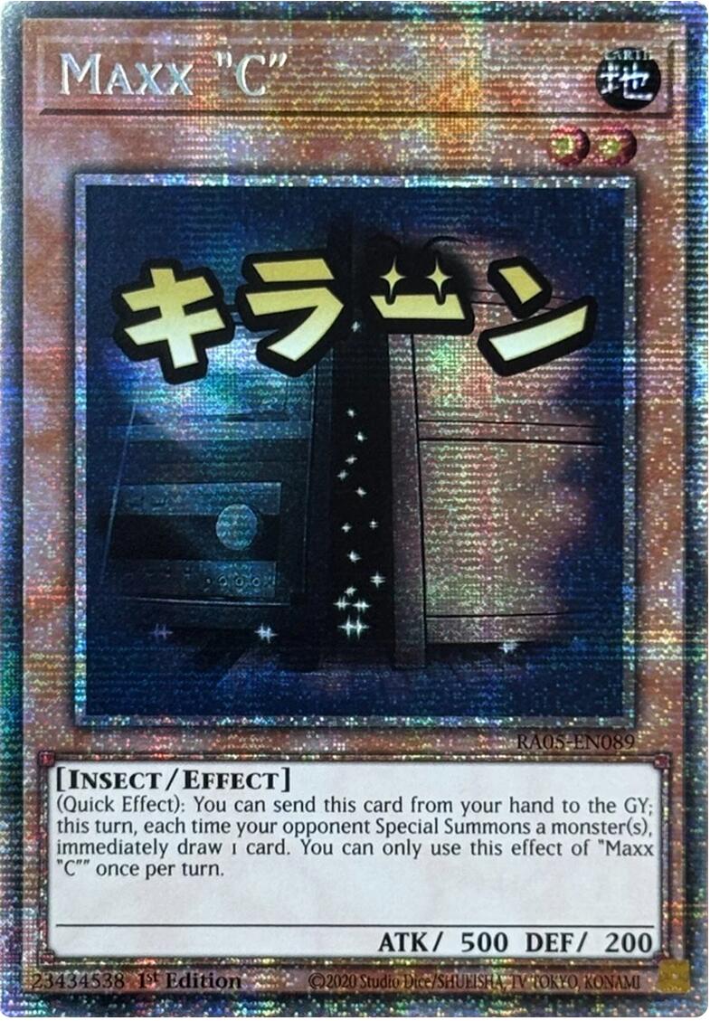 Maxx "C" (Starlight Rare) [RA05-EN089] Starlight Rare | Shuffle n Cut Hobbies & Games