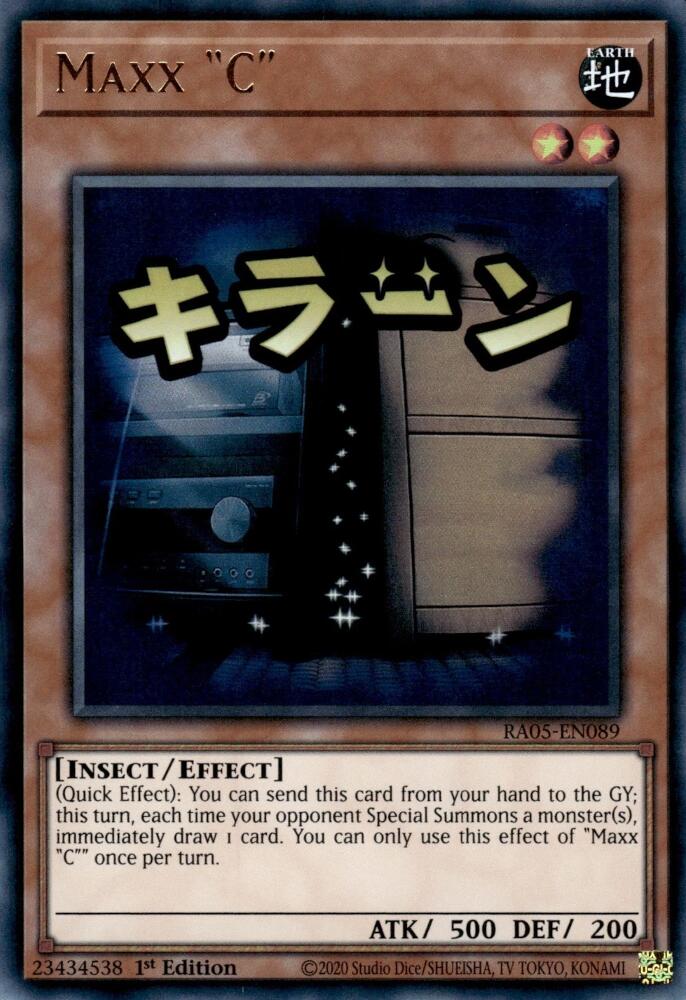 Maxx "C" [RA05-EN089] Ultra Rare | Shuffle n Cut Hobbies & Games