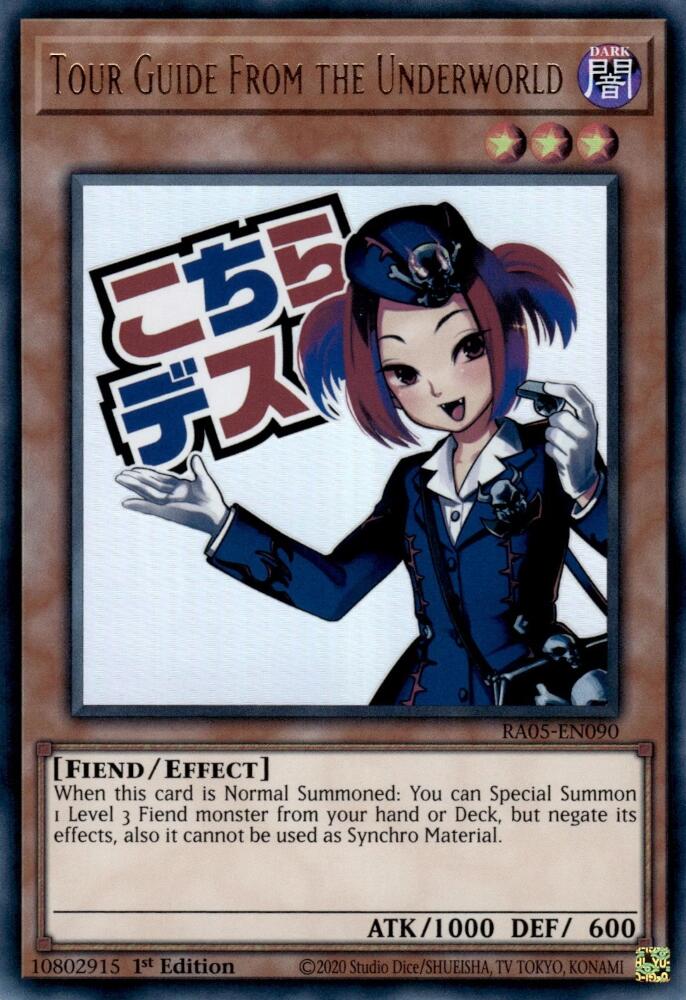 Tour Guide From the Underworld [RA05-EN090] Ultra Rare | Shuffle n Cut Hobbies & Games