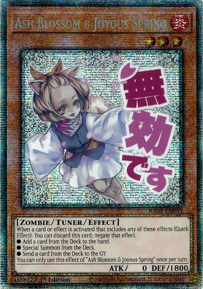 Ash Blossom & Joyous Spring (Starlight Rare) [RA05-EN091] Starlight Rare | Shuffle n Cut Hobbies & Games