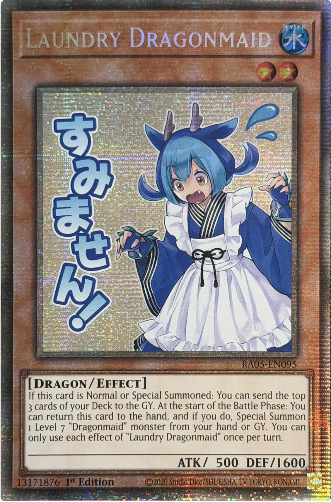 Laundry Dragonmaid (Starlight Rare) [RA05-EN095] Starlight Rare | Shuffle n Cut Hobbies & Games