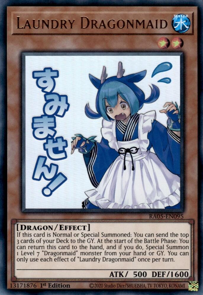Laundry Dragonmaid [RA05-EN095] Ultra Rare | Shuffle n Cut Hobbies & Games
