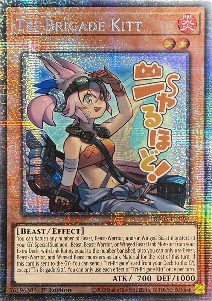 Tri-Brigade Kitt (Starlight Rare) [RA05-EN098] Starlight Rare | Shuffle n Cut Hobbies & Games