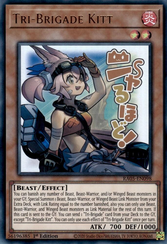 Tri-Brigade Kitt [RA05-EN098] Ultra Rare | Shuffle n Cut Hobbies & Games