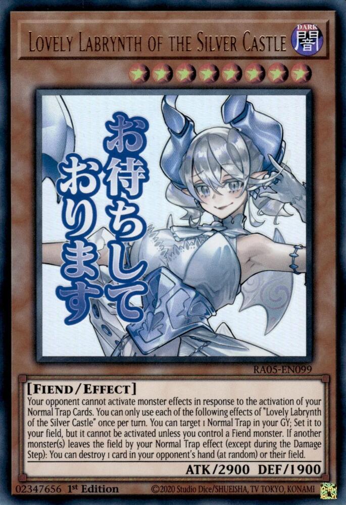 Lovely Labrynth of the Silver Castle [RA05-EN099] Ultra Rare | Shuffle n Cut Hobbies & Games