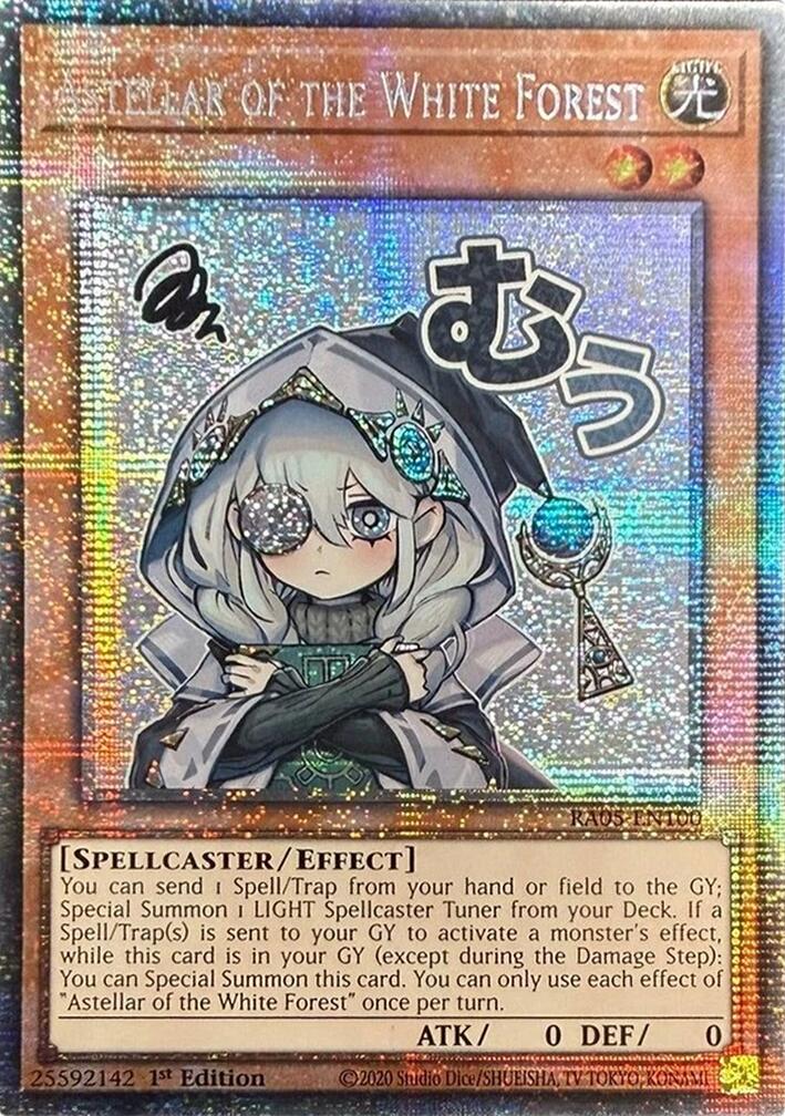 Astellar of the White Forest (Starlight Rare) [RA05-EN100] Starlight Rare | Shuffle n Cut Hobbies & Games