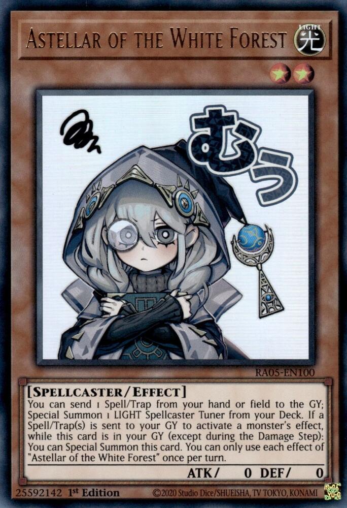 Astellar of the White Forest [RA05-EN100] Ultra Rare | Shuffle n Cut Hobbies & Games