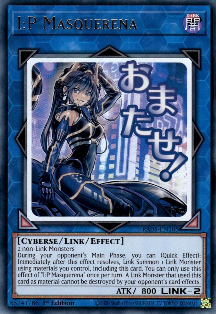 I:P Masquerena [RA05-EN105] Ultra Rare | Shuffle n Cut Hobbies & Games