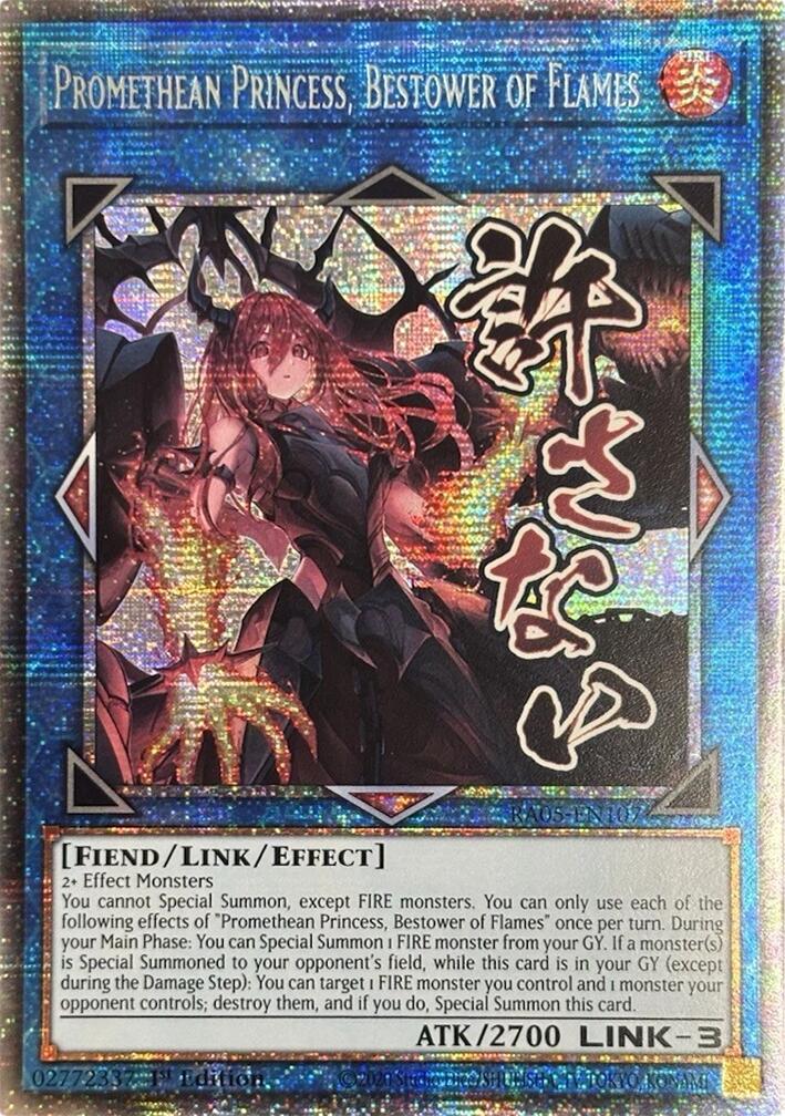 Promethean Princess, Bestower of Flames (Starlight Rare) [RA05-EN107] Starlight Rare | Shuffle n Cut Hobbies & Games