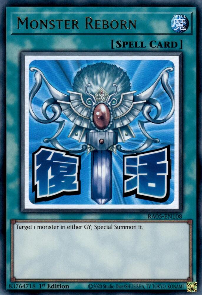 Monster Reborn [RA05-EN108] Ultra Rare | Shuffle n Cut Hobbies & Games