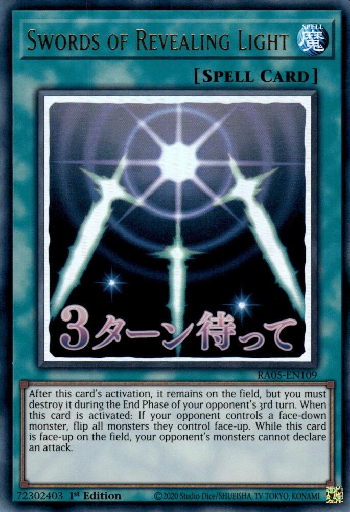 Swords of Revealing Light [RA05-EN109] Ultra Rare | Shuffle n Cut Hobbies & Games