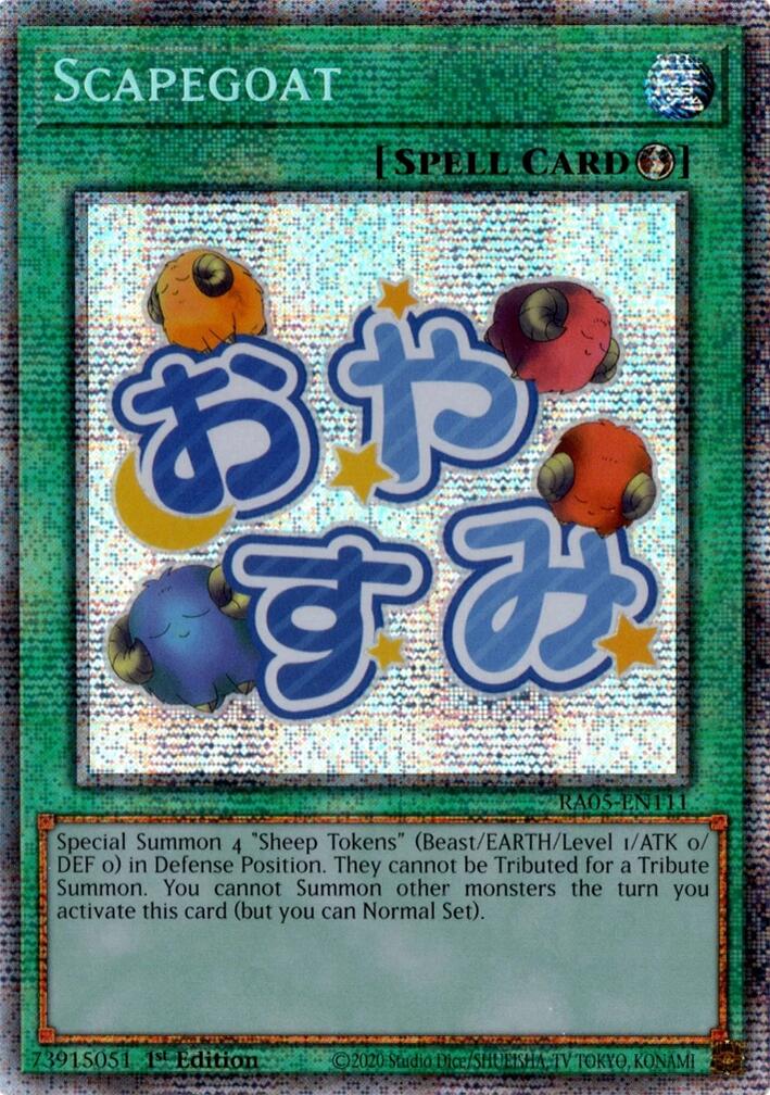 Scapegoat (Starlight Rare) [RA05-EN111] Starlight Rare | Shuffle n Cut Hobbies & Games