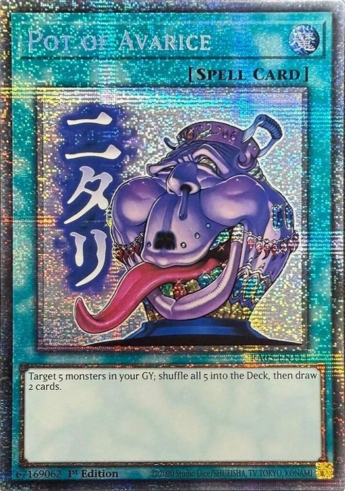 Pot of Avarice (Starlight Rare) [RA05-EN114] Starlight Rare | Shuffle n Cut Hobbies & Games