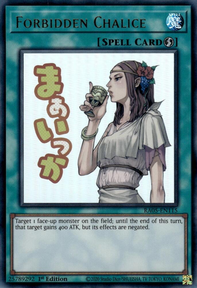 Forbidden Chalice [RA05-EN115] Ultra Rare | Shuffle n Cut Hobbies & Games