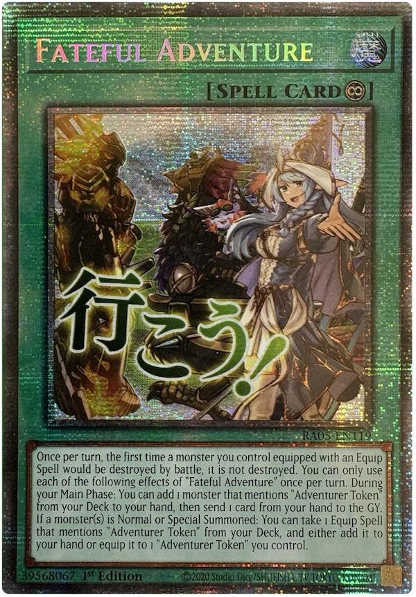 Fateful Adventure (Starlight Rare) [RA05-EN119] Starlight Rare | Shuffle n Cut Hobbies & Games