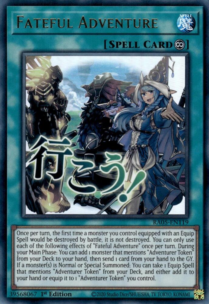 Fateful Adventure [RA05-EN119] Ultra Rare | Shuffle n Cut Hobbies & Games