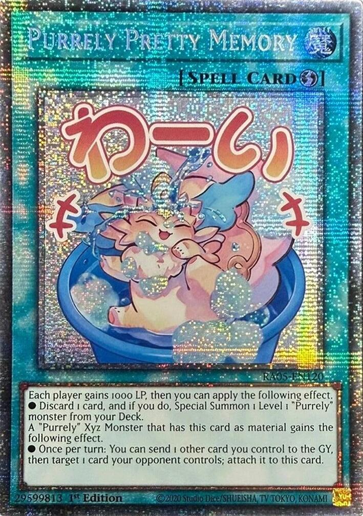 Purrely Pretty Memory (Starlight Rare) [RA05-EN120] Starlight Rare | Shuffle n Cut Hobbies & Games